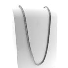 Image 4 of Silver round foxtail link chain | 74.5 cm