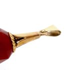 Image 7 of Vintage gold pendant with carnelian stones