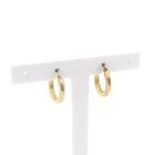 Image 3 of 8 carat bicolor earrings; Ø 16.5 mm