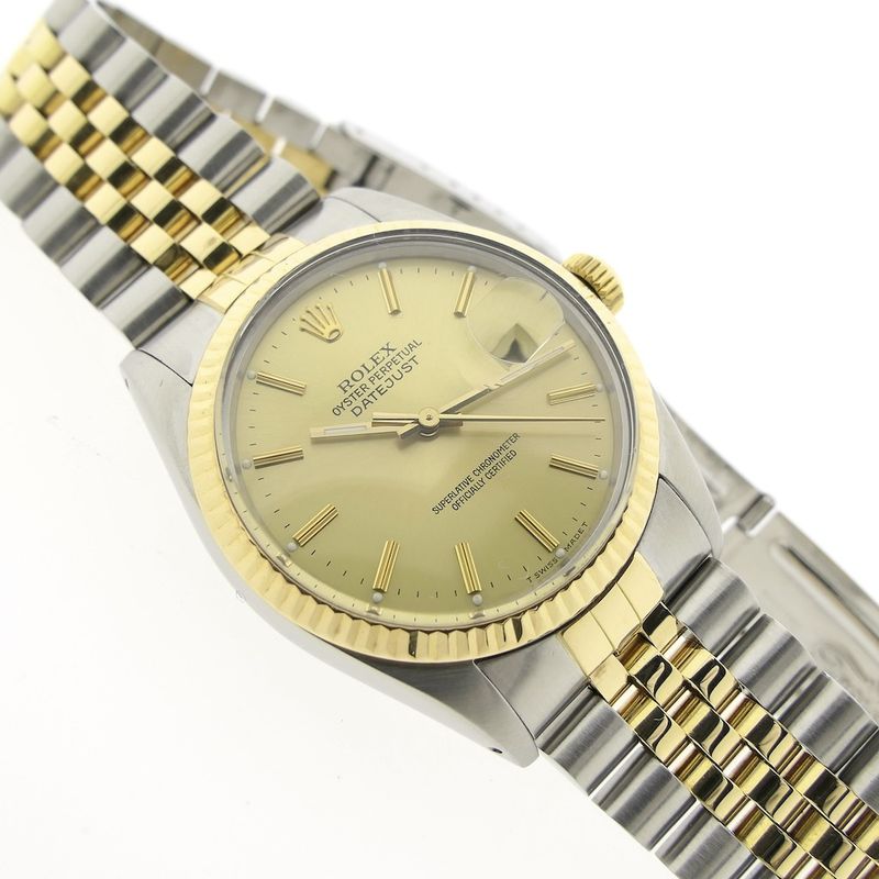 Image 14 of Rolex Datejust 16013; Goud/stalen horloge