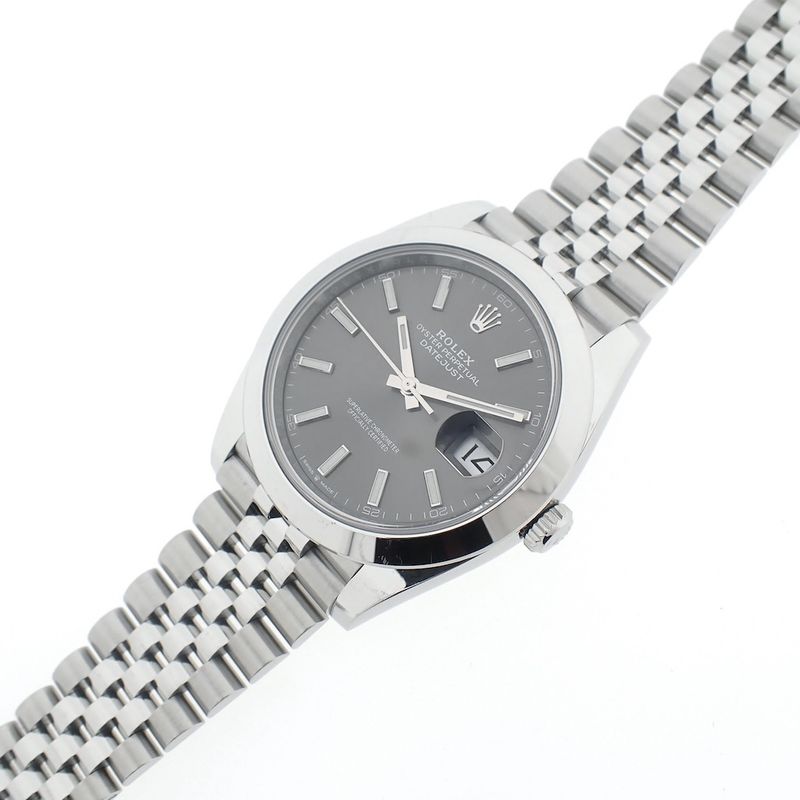 Image 8 of Rolex Datejust 126300; Men's watch with rhodium dial