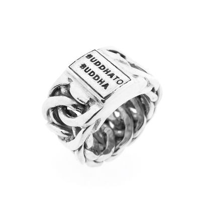 Image 1 of Silver Buddha to Buddha ring | Esther