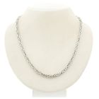 Image 1 of Silver square king chain | 50.5 cm