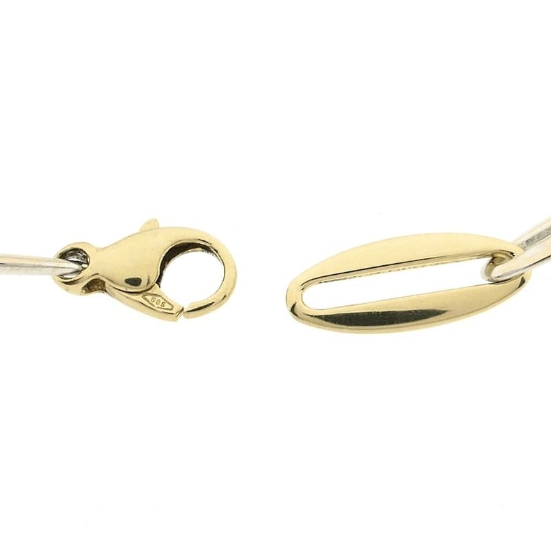 Image 6 of Two-tone gold fantasy link bracelet | 20 cm