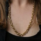 Image 10 of Gold twisted link chain
