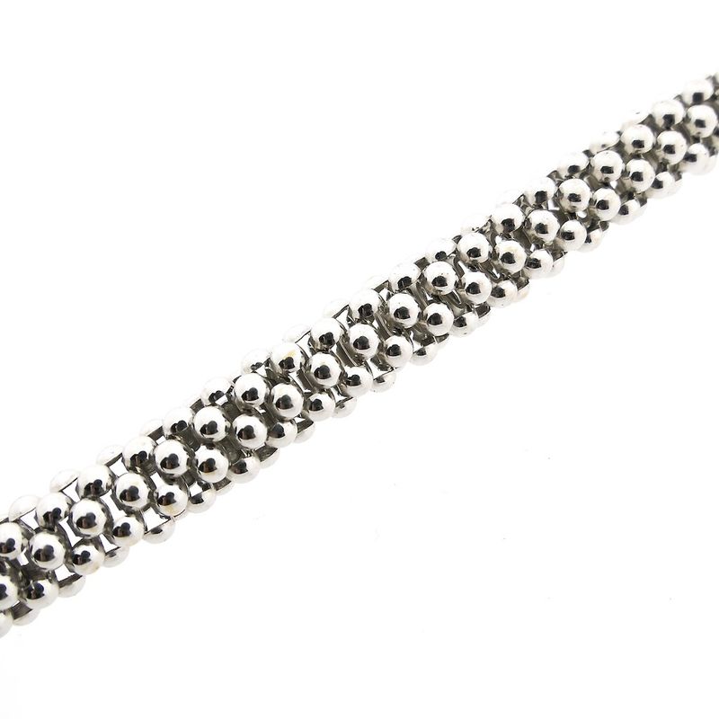 Image 7 of Fope bicolor gold mesh link bracelet