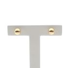 Image 1 of Gold stud earrings with round button