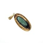 Image 4 of Gold pendant with green tourmaline