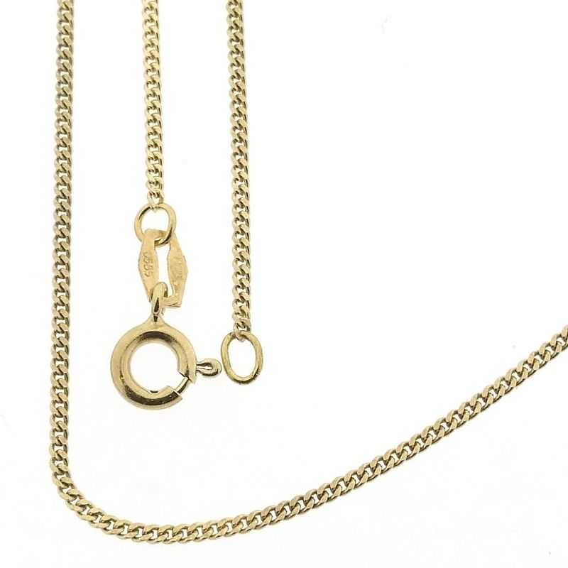 Image 1 of Gold gourmet link chain | 50.5 cm