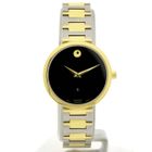 Image 1 of Movado Museum Classic; Two-tone automatic women's watch with black dial; 0607679