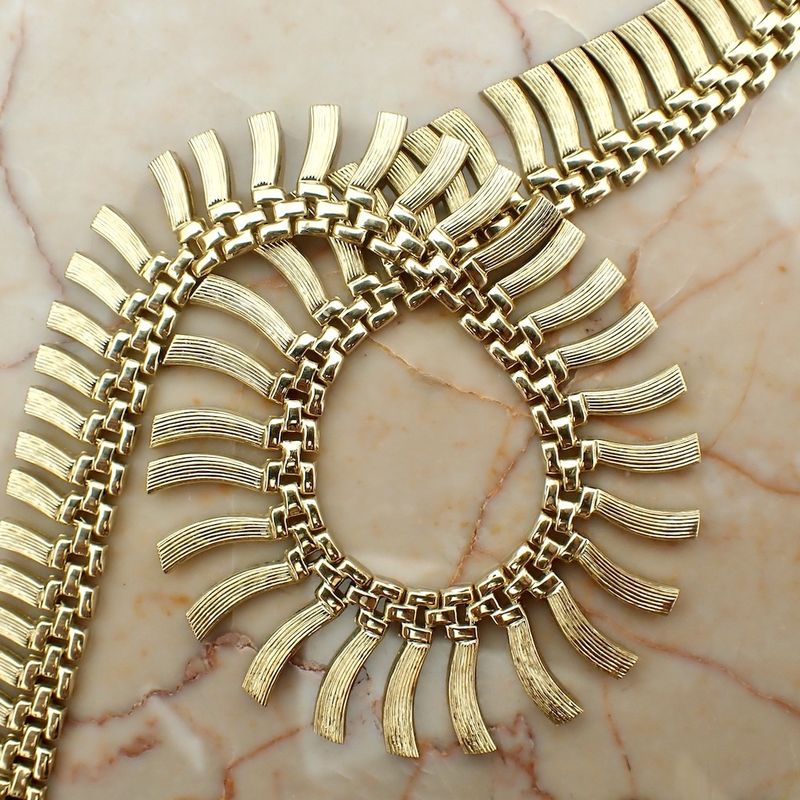 Image 2 of Gold Cleopatra necklace