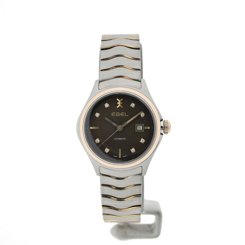 Image 8 of Ebel Wave Automatic 1216265; 18k rose gold/steel women's watch