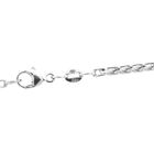 Image 5 of White Gold Square Fox Tail Necklace