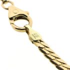 Image 4 of Gold flat gourmet link chain | 46 cm