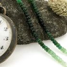 Image 10 of Emerald bead necklace with gold clasp