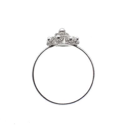 Silver ring with Zeeland button Image 2 of Silver ring with Zeeland button