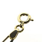 Image 6 of Two-tone gold Figaro link bracelet; 20 cm