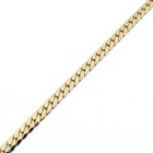 Image 7 of Gold flat gourmet link chain