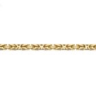 Image 7 of Gold square king chain | 80 cm