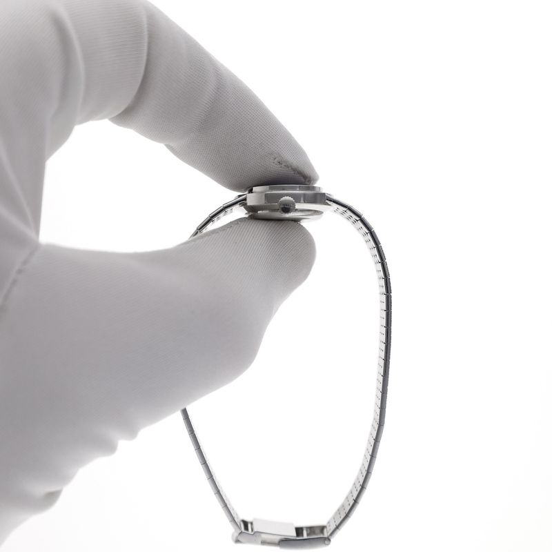 Image 6 of Chopard Geneva Cocktail Watch; Vintage 18k white gold women's watch with a Lapis Lazuli dial