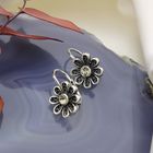 Image 2 of Silver earrings | Daisies