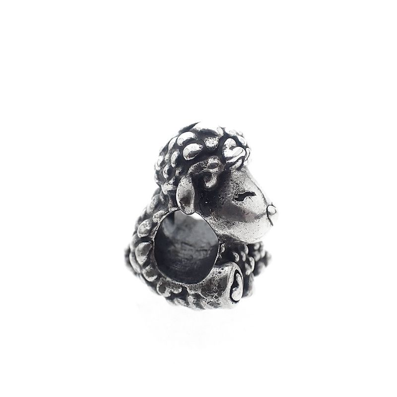 Image 3 of Pandora Friends charm; Silver; Patti the sheep