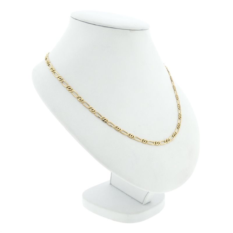 Image 4 of Gold fantasy link chain; 47.5 cm