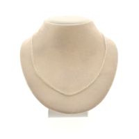 9 carat necklace with rock crystal beads