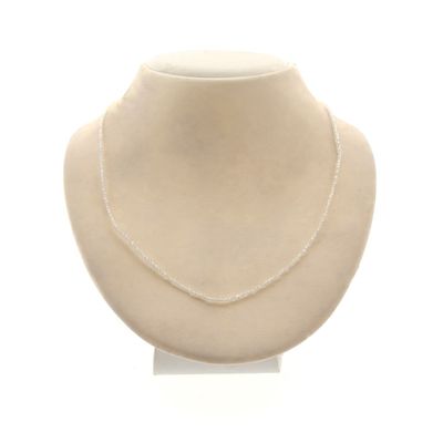 Image 1 of 9 carat necklace with rock crystal beads