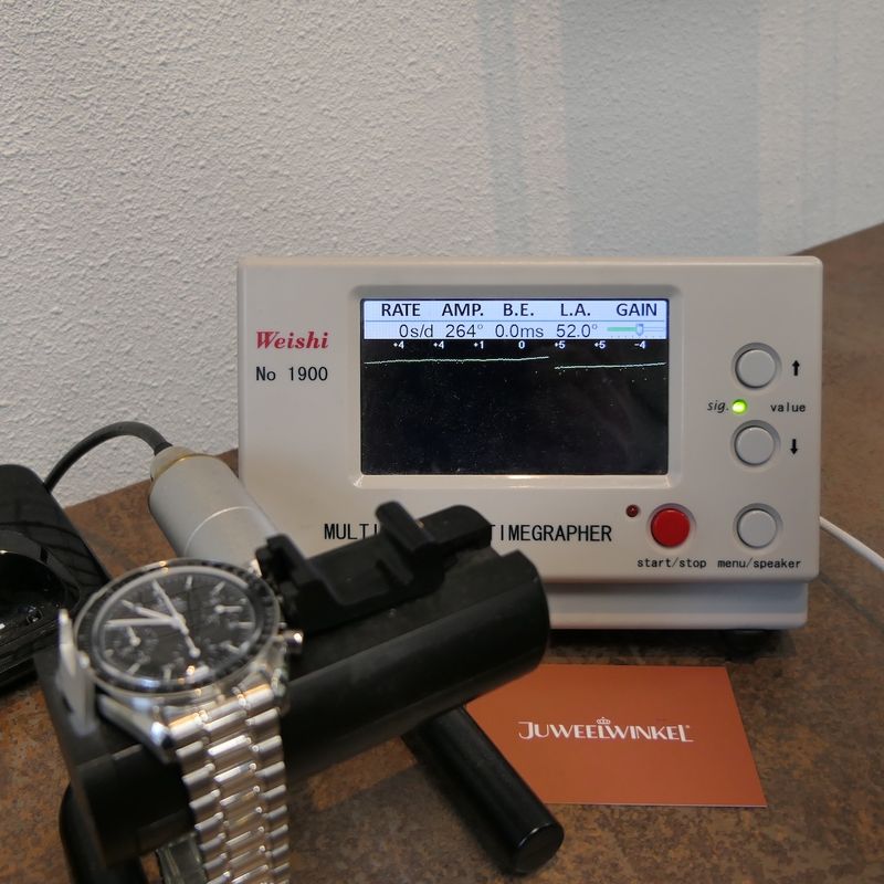 Image 19 of Omega Speedmaster Reduced 3510.50.00; Automatic Chronograph watch in full set