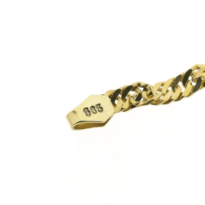 Image 2 of Gold twisted gourmet link chain