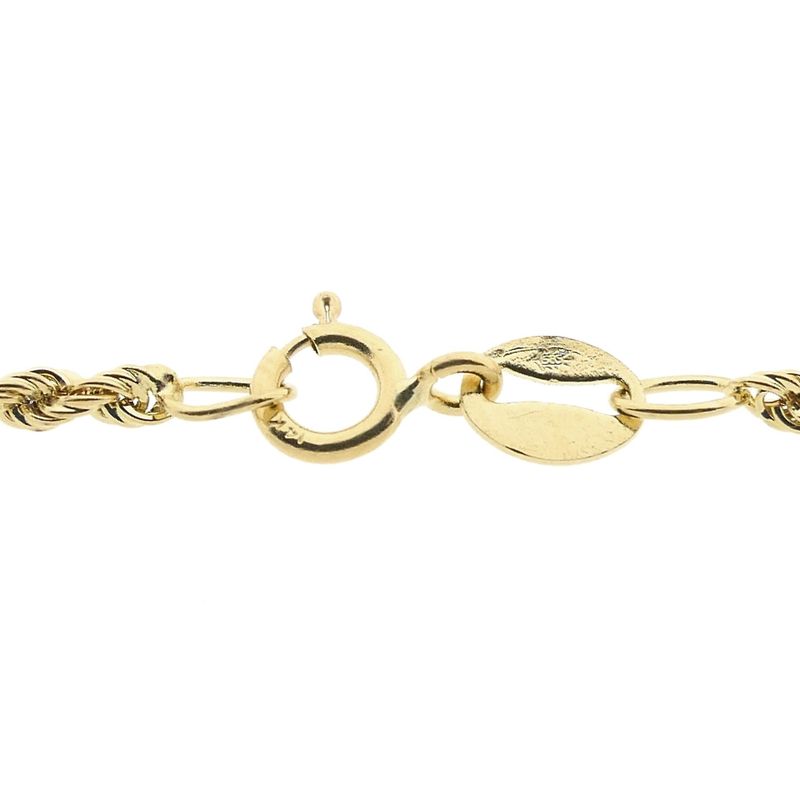 Image 5 of Gold twisted link chain
