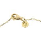Image 5 of Gold thin anchor link bracelet with heart | 16.5 cm - 18.5 cm