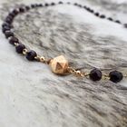 Image 11 of Garnet necklace with gold paston clasp; Antique/vintage | 47.5 cm