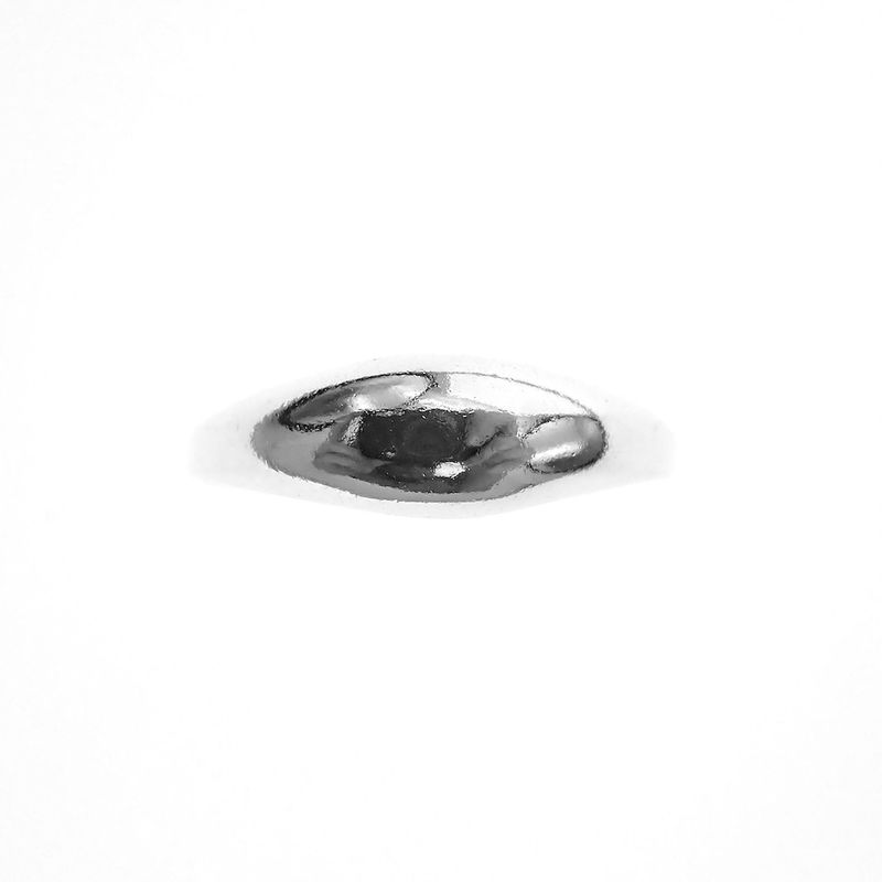 Image 2 of Silver children's ring with a domed design