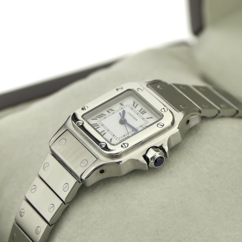Image 15 of Cartier Santos Galbèe Automatic 0901; Vintage dames horloge