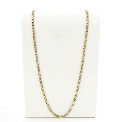 Image 1 of Gold long gourmet link necklace