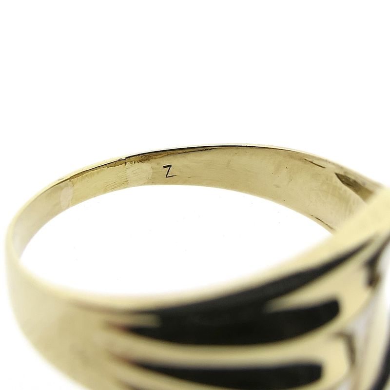 Image 9 of Gold fantasy ring with zirconia