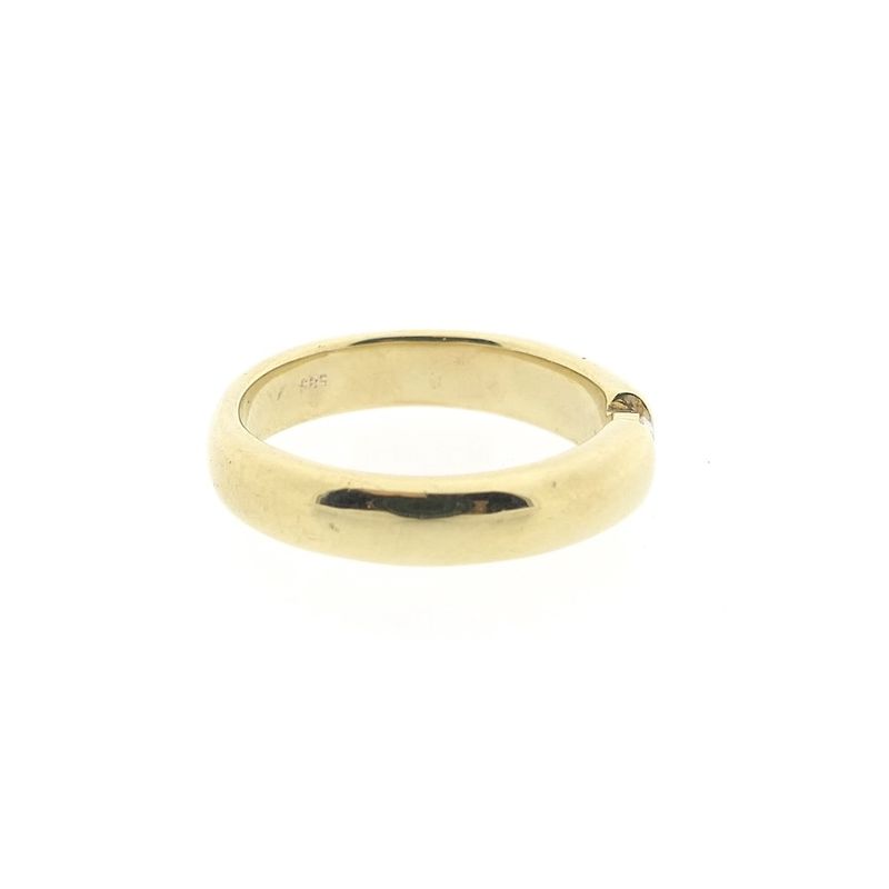 Image 6 of Gold (wedding) ring with diamond | 0.12 ct.