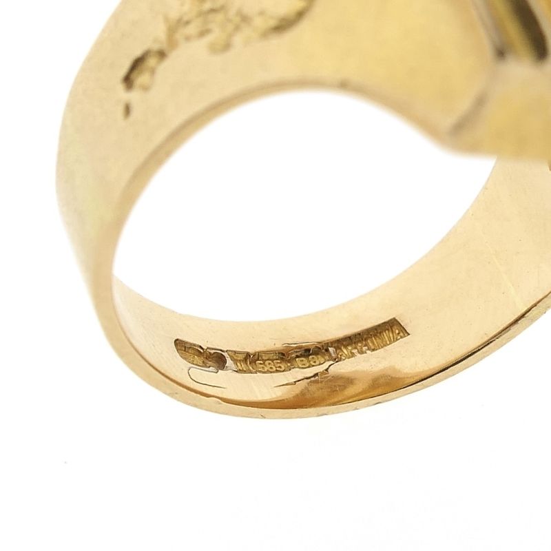 Image 8 of Golden Lapponia ring; Tourmaline river