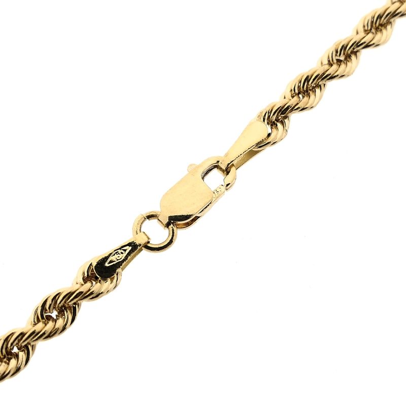 Image 5 of Twisted Gold Chain Necklace | 60.5 cm