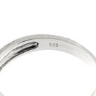 Image 7 of White gold ring with diamond; 0.01 ct. | Jeunesse