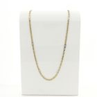 Image 1 of Two-tone gold navy link chain with diamonds