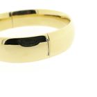 Image 3 of Gold wide slave bracelet; Size M