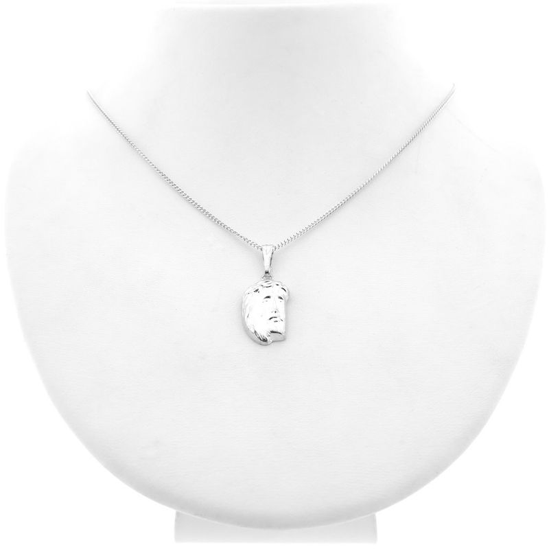 Image 8 of Silver pendant with the face of Jesus