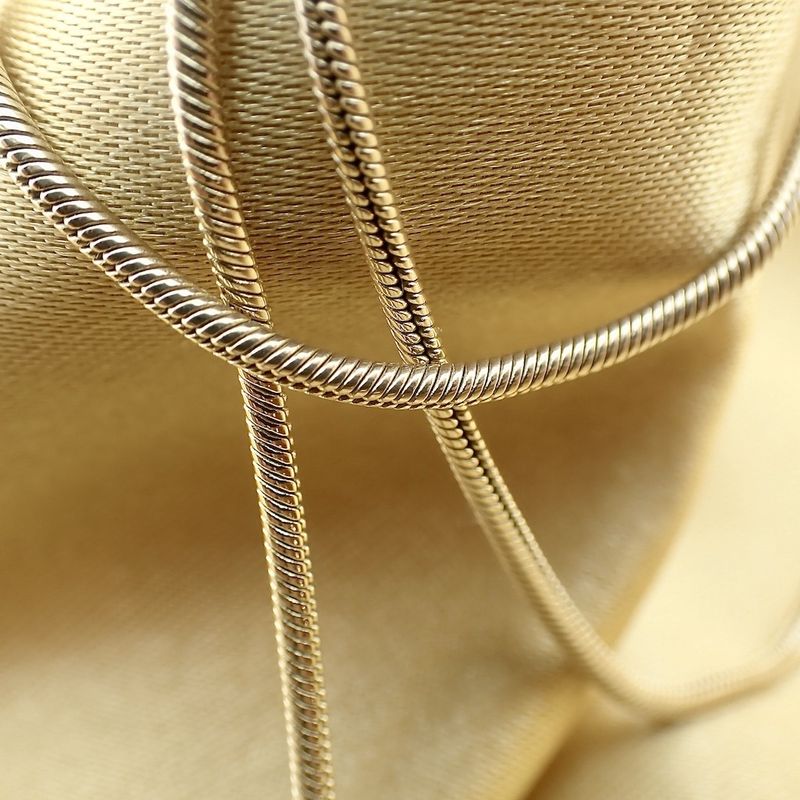 Image 2 of Gold snake link chain | 47 cm