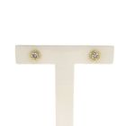 Image 1 of Gold stud earrings with zirconia