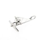 Image 5 of Silver pendant of a windsurfer