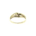 Image 4 of Gold Ring with Diamond; 0.005 ct.