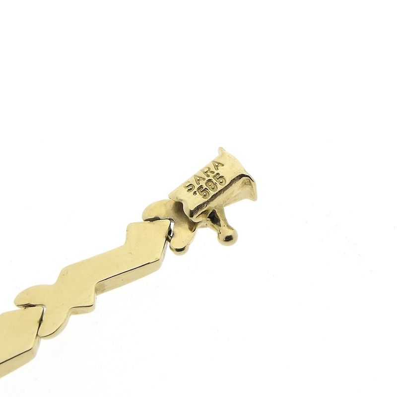 Image 6 of Two-tone gold fantasy link bracelet | 20.5 cm